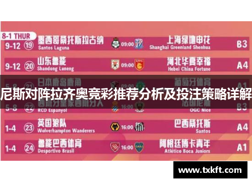 尼斯对阵拉齐奥竞彩推荐分析及投注策略详解